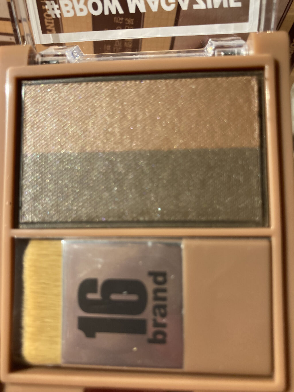 BROW MAGAZINE/16BRAND/パウダーアイブロウを使ったクチコミ（3枚目）