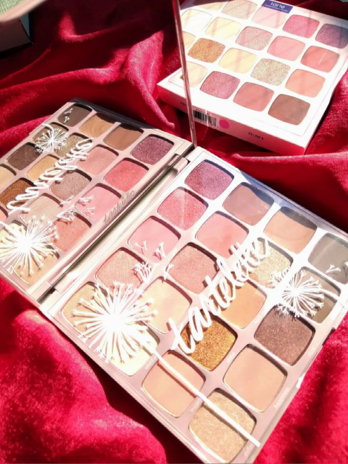 タルトレット ジューシー  アマゾニアンクレイ アイシャドウ パレット/tarte/アイシャドウパレットを使ったクチコミ（2枚目）