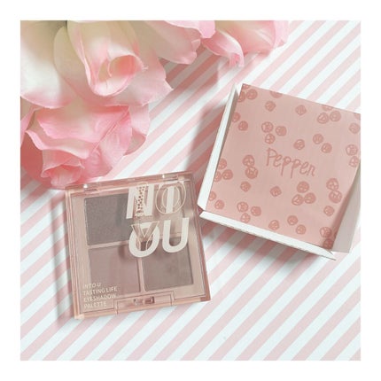 テイスティングライフアイシャドウパレット/INTO U/アイシャドウパレットを使ったクチコミ(4枚目)