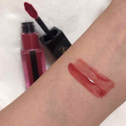 ルージュ ピュールクチュール ヴェルニ ウォーターステイン/YVES SAINT LAURENT BEAUTE/口紅を使ったクチコミ(3枚目)