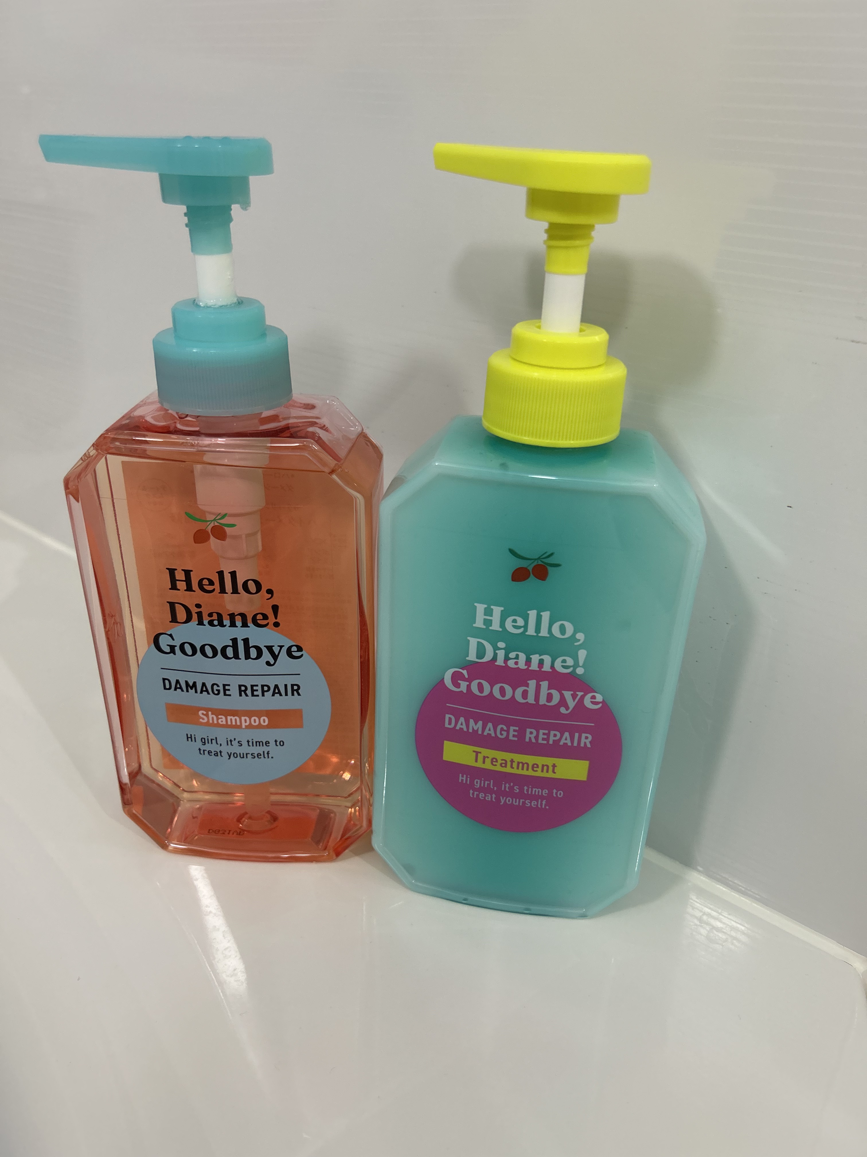 ハローダイアン グッバイ ダメージ補修ヘアミルク/ダイアン/ヘアミルクを使ったクチコミ（1枚目）