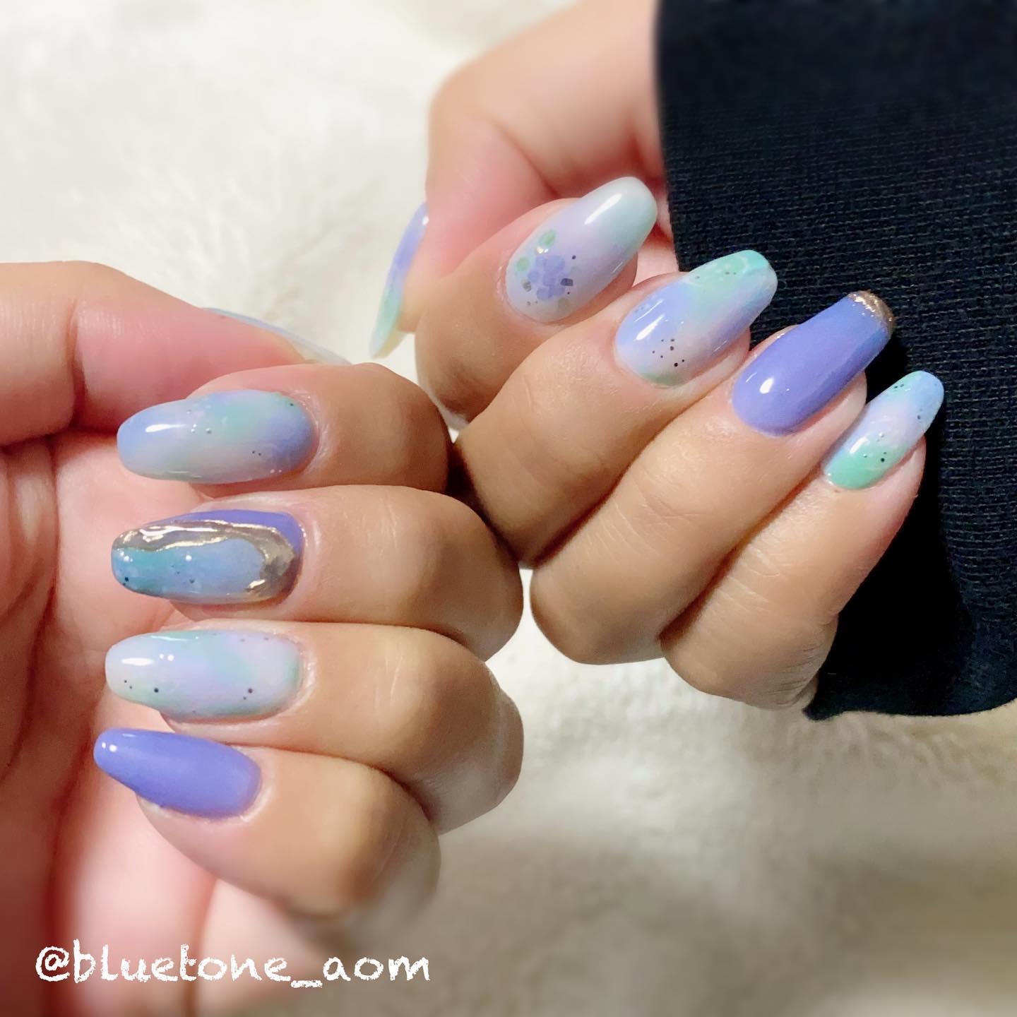 ジェルネイルシール/キャンドゥ/ネイルシールを使ったクチコミ（2枚目）