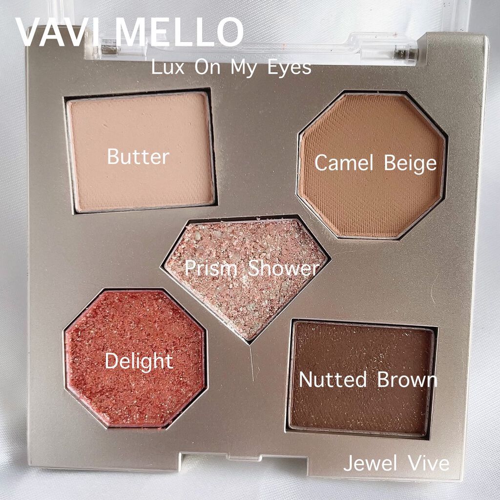 ラックスオンマイアイズ ジュエルバイブ/VAVI MELLO/マルチパレットを使ったクチコミ（2枚目）