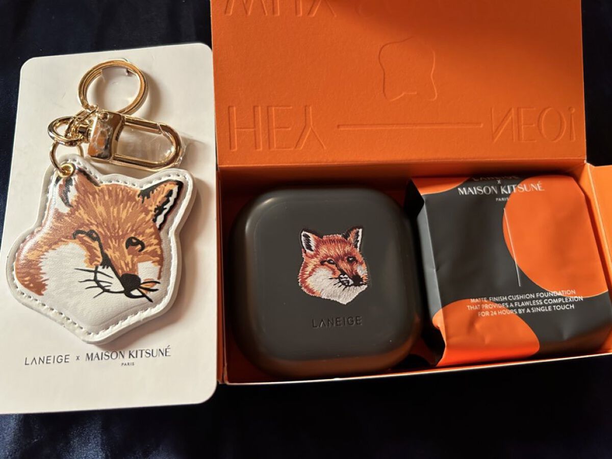 ネオクッション マット 2022 メゾンキツネデザイン 21N/LANEIGE/クッションファンデーションを使ったクチコミ（1枚目）