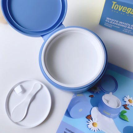 カラーフードシリーズホワイトホールサムクレンジングバーム/Tovegan/クレンジングバームを使ったクチコミ(3枚目)