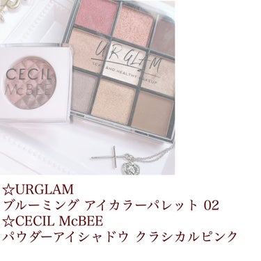 UR GLAM　BLOOMING EYE COLOR PALETTE/U R GLAM/アイシャドウパレットを使ったクチコミ（2枚目）