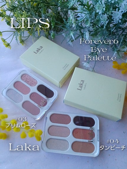 フォーエバー6アイパレット/Laka/アイシャドウパレットを使ったクチコミ(4枚目)