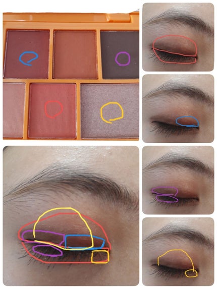 ミニチョコレートアイシャドウパレット/MAKEUP REVOLUTION/アイシャドウパレットを使ったクチコミ(3枚目)