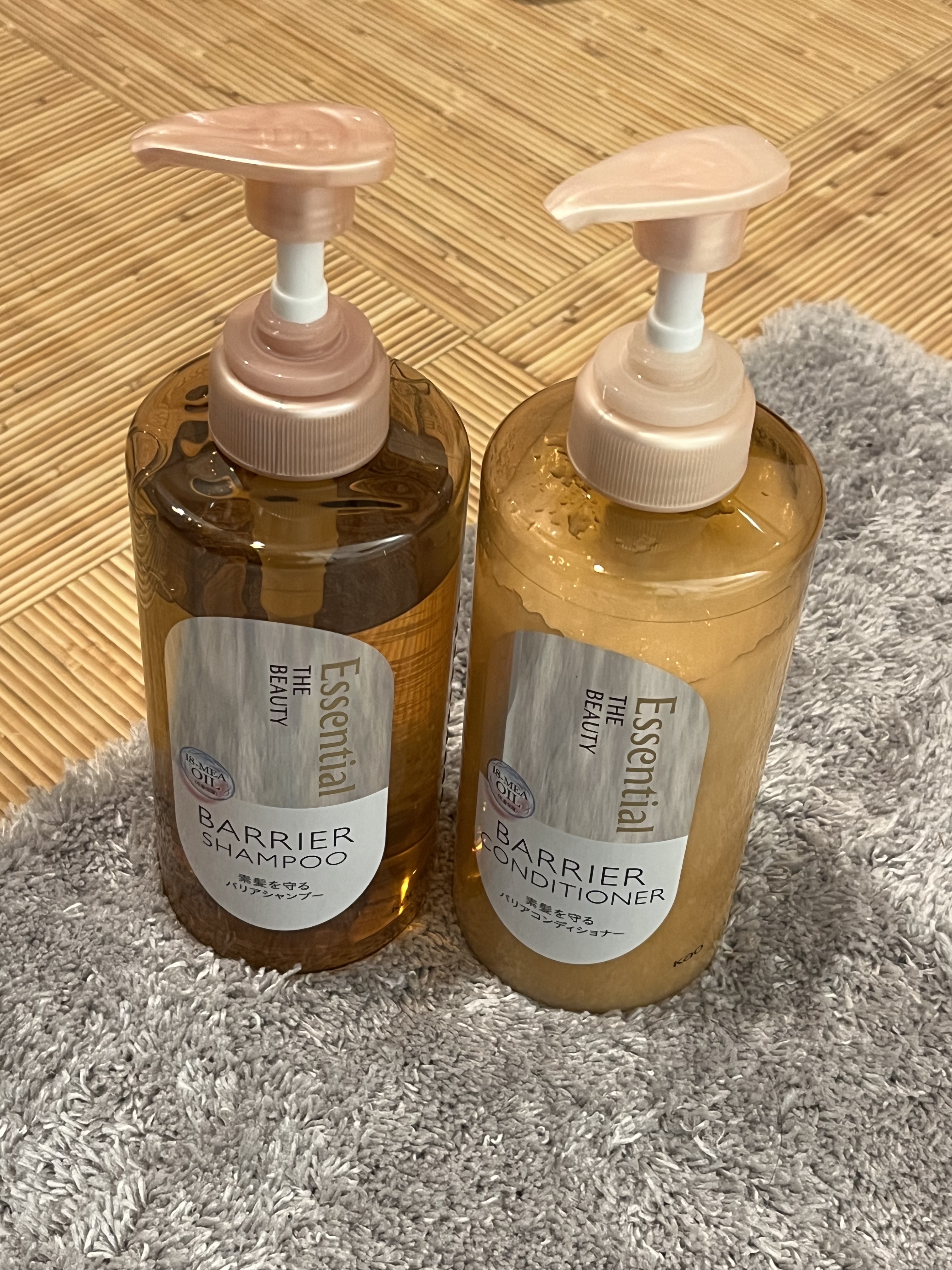 ザビューティ 髪のキメ美容素髪を守る バリアシャンプー/コンディショナー/エッセンシャル/シャンプー・コンディショナーを使ったクチコミ（1枚目）