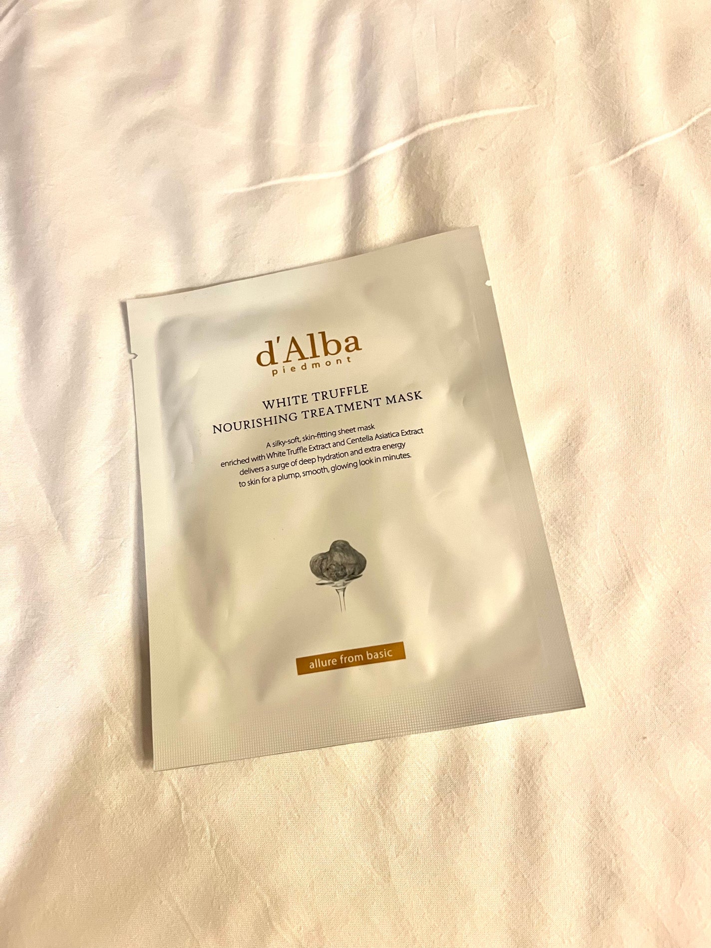 ホワイトトリュフナリシングトリートメントマスク/ダルバ/シートマスク・パックを使ったクチコミ(1枚目)