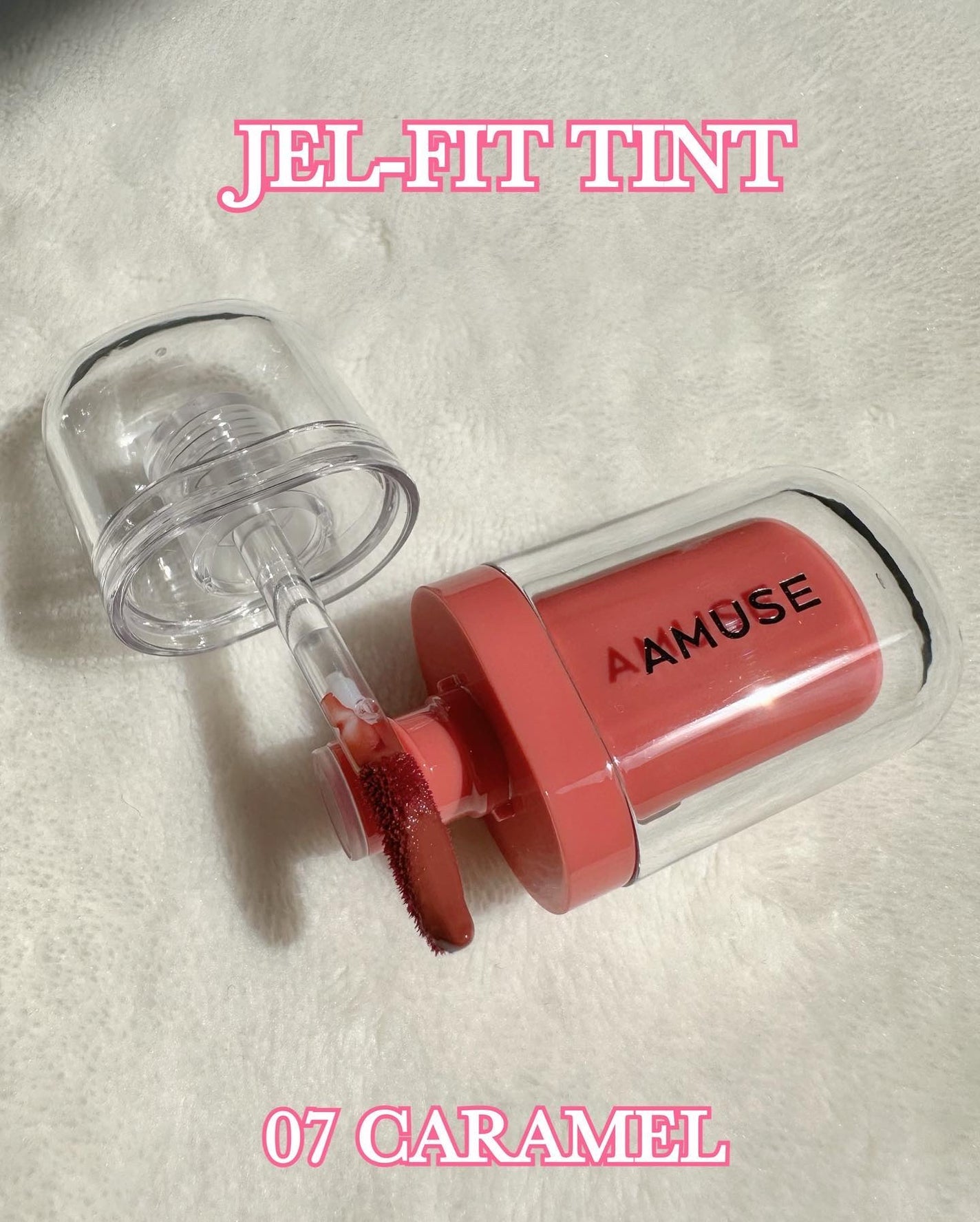 ジェルフィットティント/AMUSE/リップティントを使ったクチコミ(4枚目)