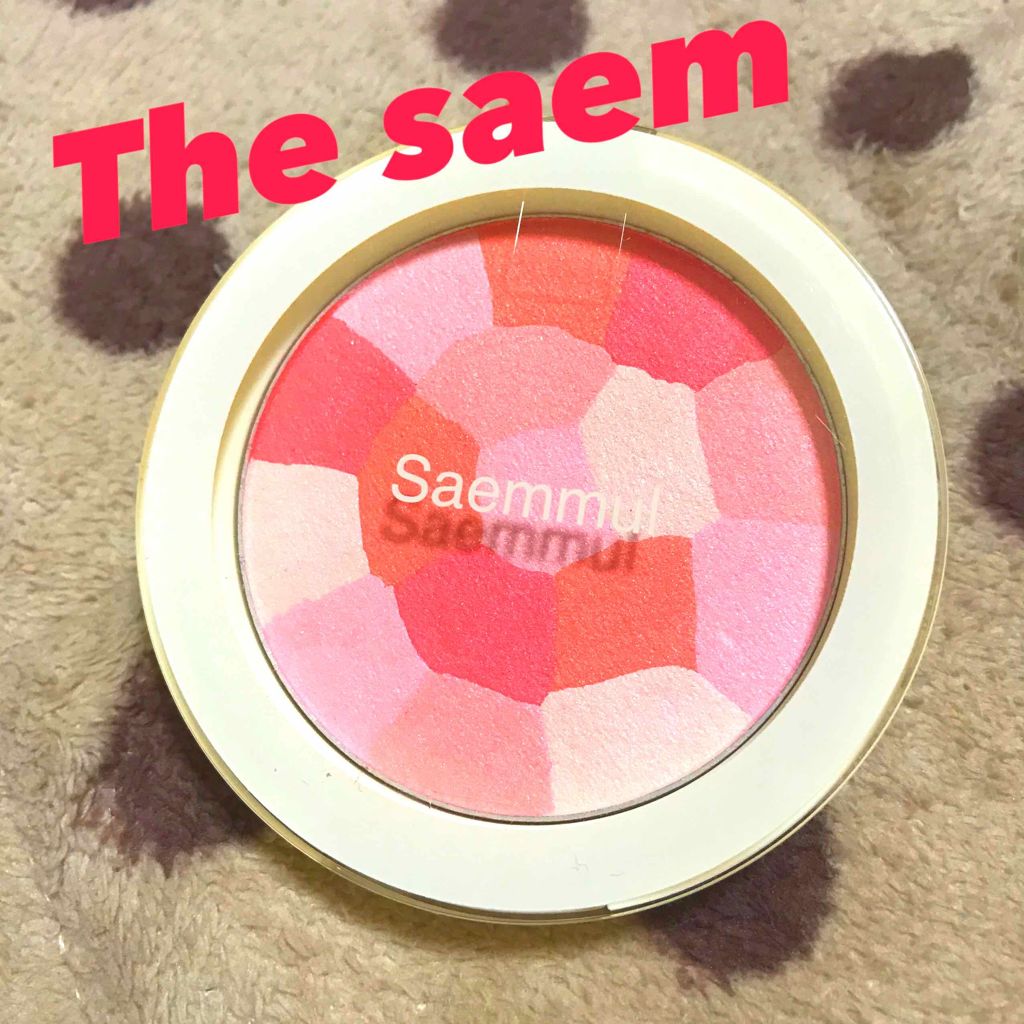 センムル ルミナス マルチ ブラッシャー/the SAEM/パウダーチークを使ったクチコミ(1枚目)