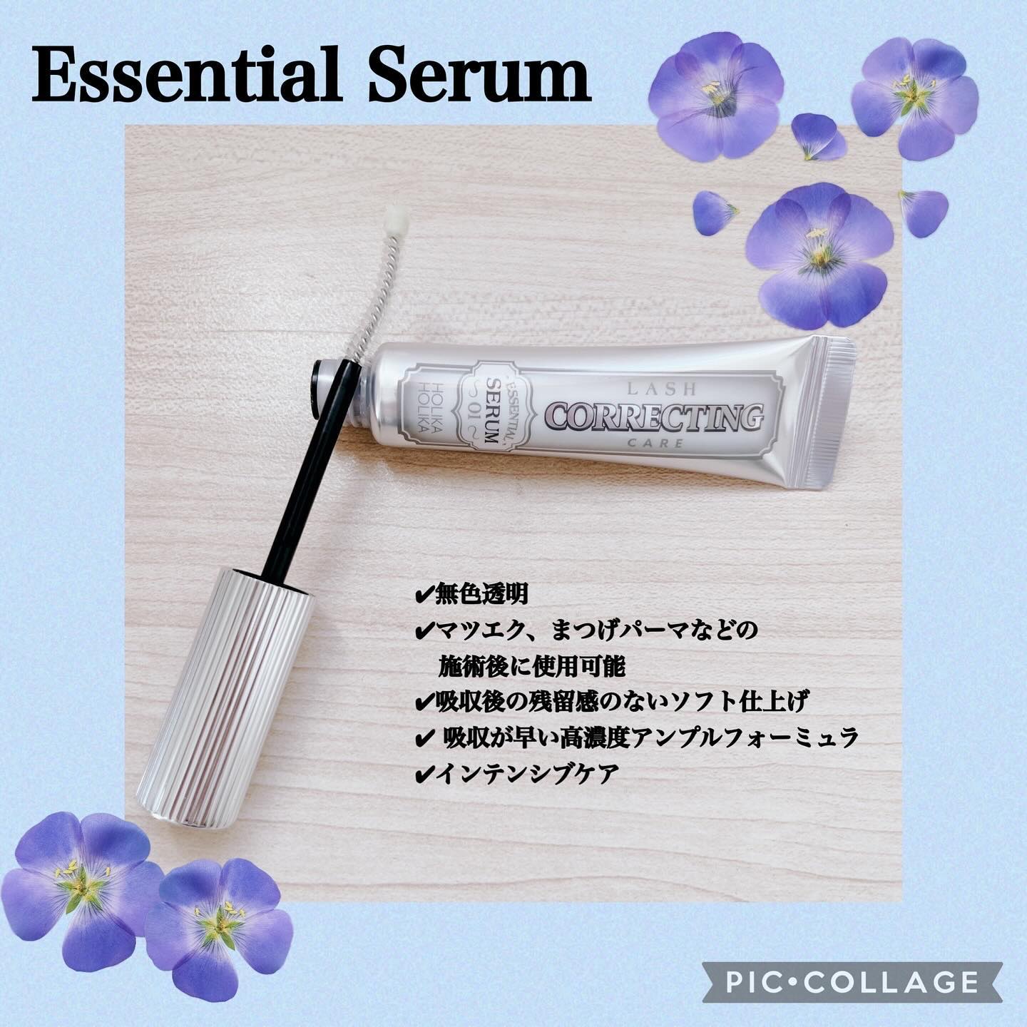 ラッシュコレクティングケア エッセンシャルセラム/HOLIKA HOLIKA/まつげ美容液を使ったクチコミ（3枚目）