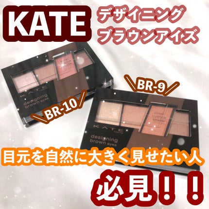 デザイニングブラウンアイズ/KATE/アイシャドウパレットを使ったクチコミ(1枚目)