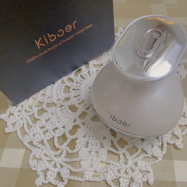 Kiboer キャビテーション美容器のクチコミ「
Kiboer
キャビテーション美顔器

顔にも身体にも使える美顔器🤍
キャビテーション、RF.....」（1枚目）