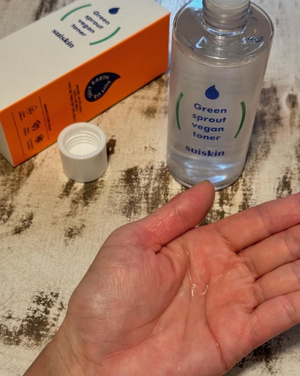 Green sprout vegan toner/suiskin/化粧水を使ったクチコミ(2枚目)