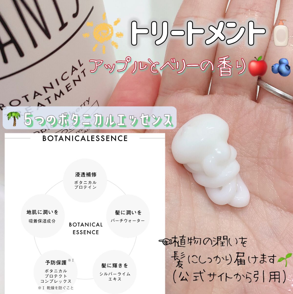 ボタニカルシャンプー/トリートメント(スムース) /BOTANIST/シャンプー・コンディショナーを使ったクチコミ(3枚目)