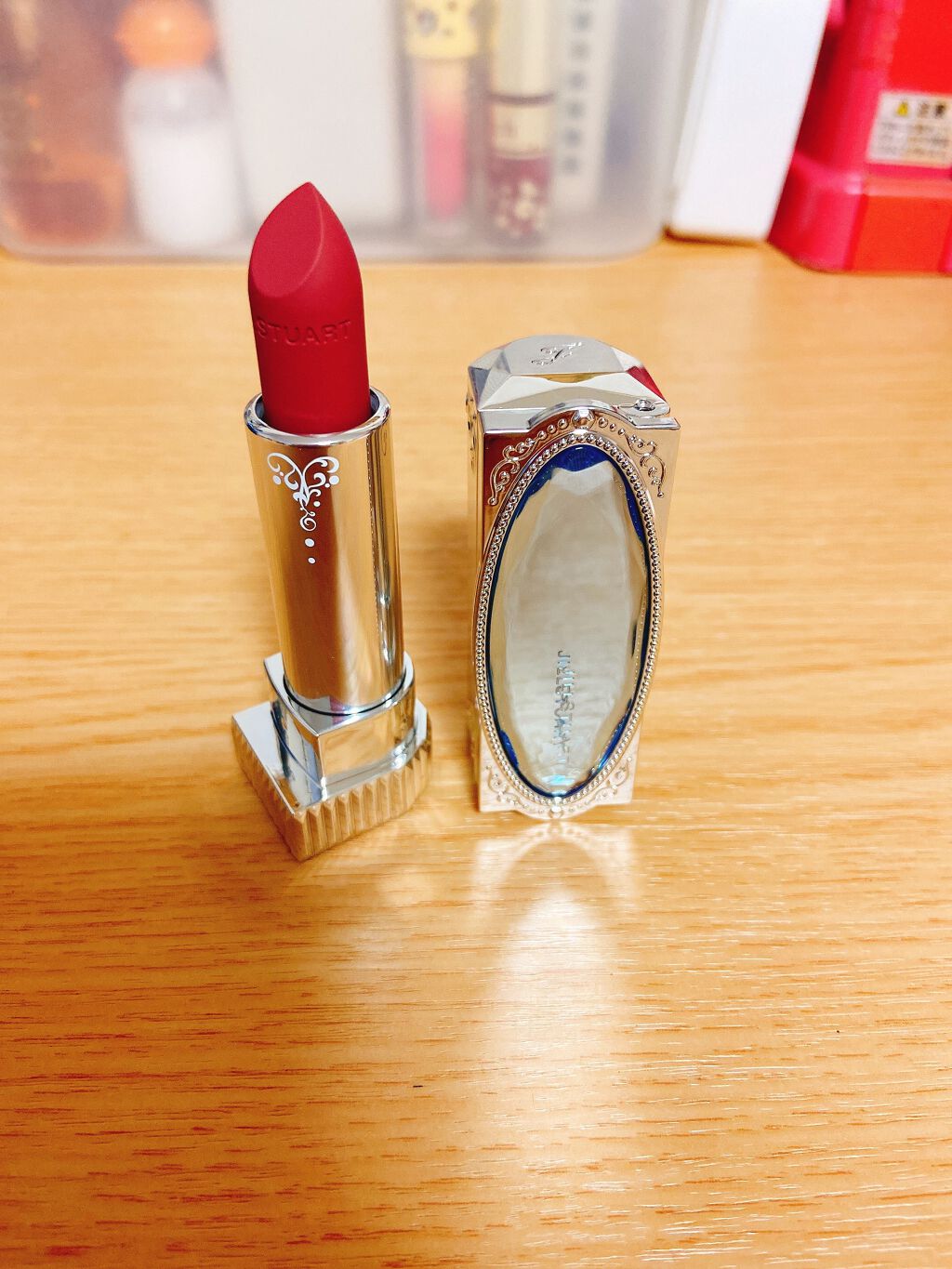 ルージュ リップジュエル ジェミーサテン/JILL STUART/口紅を使ったクチコミ（2枚目）