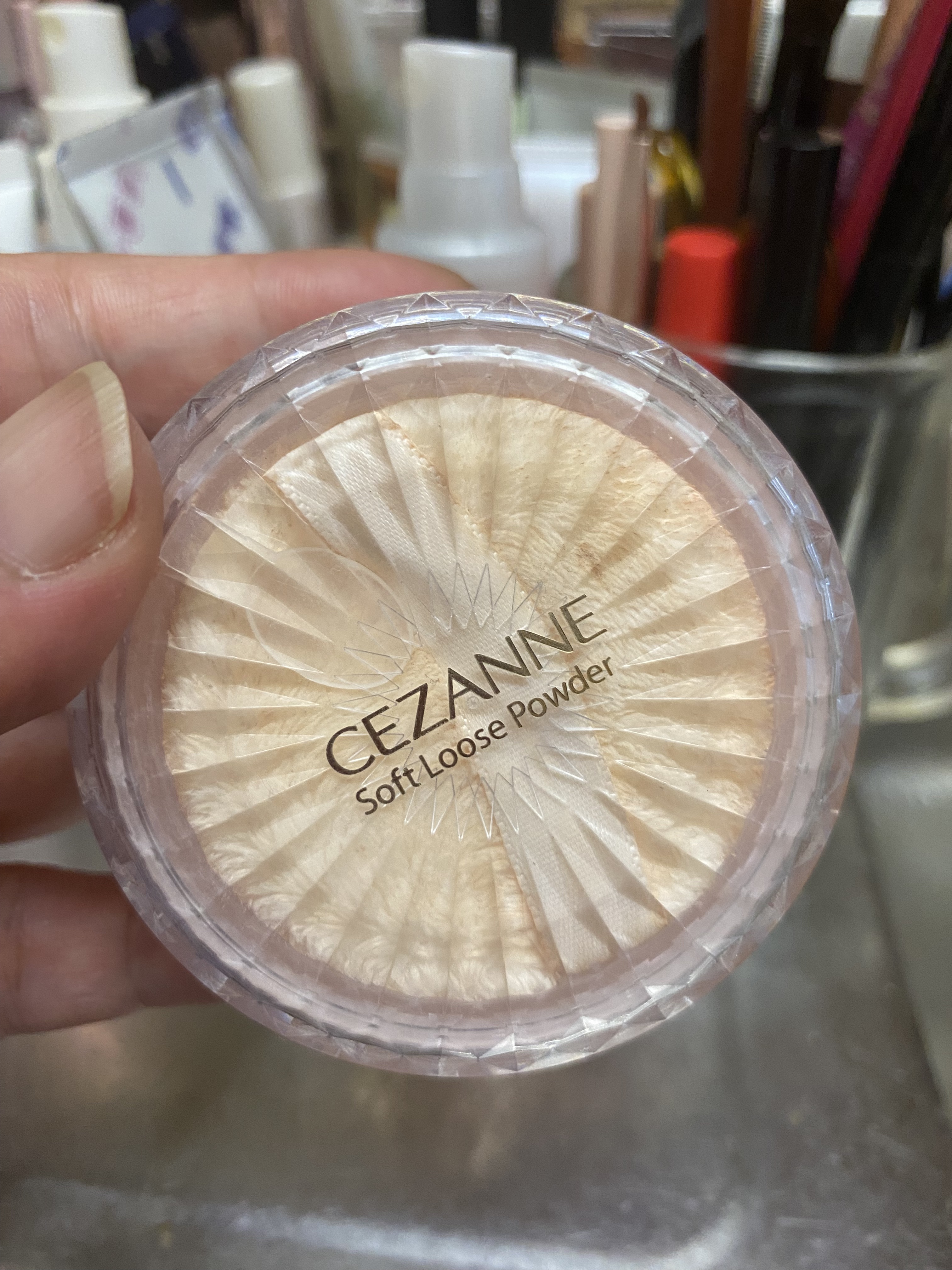 うるふわ仕上げパウダー/CEZANNE/ルースパウダーを使ったクチコミ（1枚目）