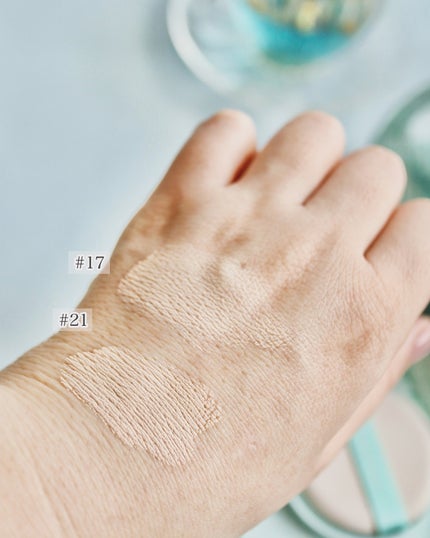 トワタッチ ハートクッション アクアベア/troistouch/クッションファンデーションを使ったクチコミ(5枚目)