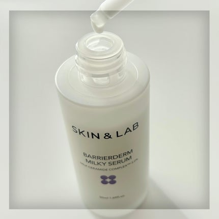 バリアダームミルキーセラム/SKIN&LAB/美容液を使ったクチコミ(7枚目)