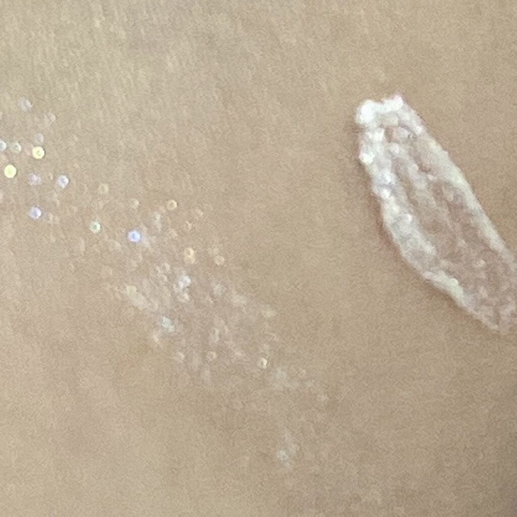 プリズムシャイングリッター 001 ホワイトベリーシャイン/BLEND BERRY/グリッターを使ったクチコミ（2枚目）