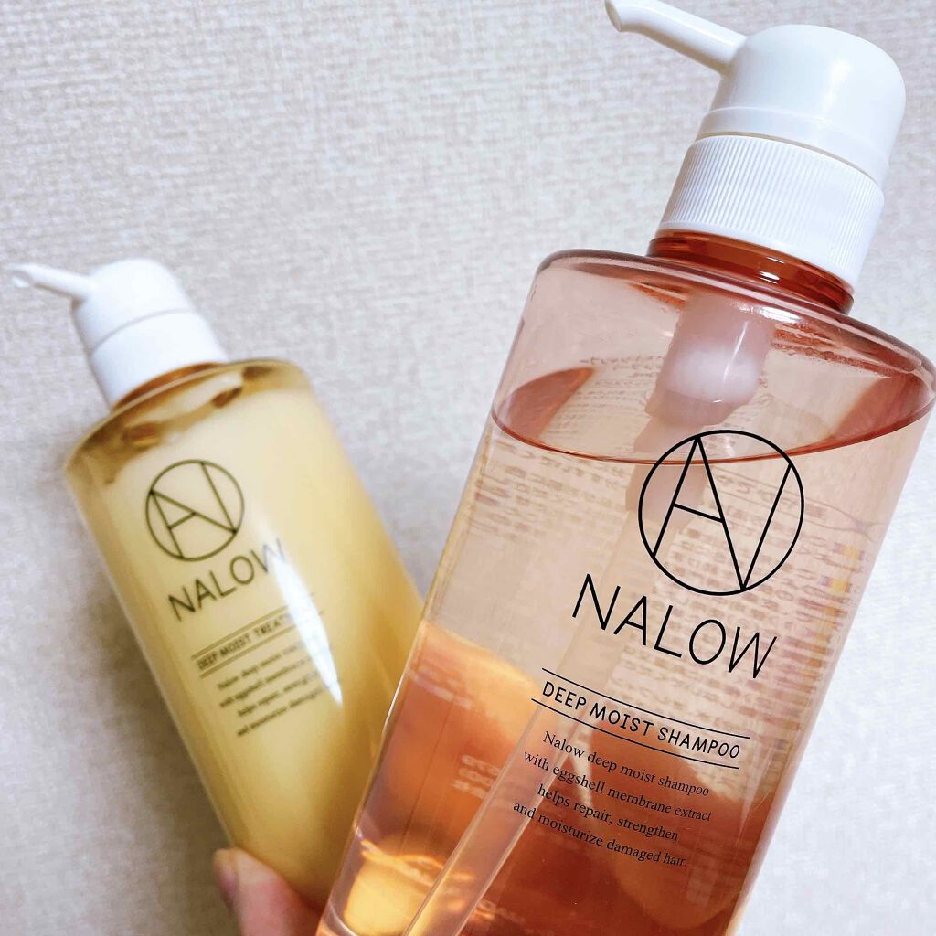 ディープモイスト シャンプー／トリートメント/NALOW/市販シャンプーを使ったクチコミ（1枚目）