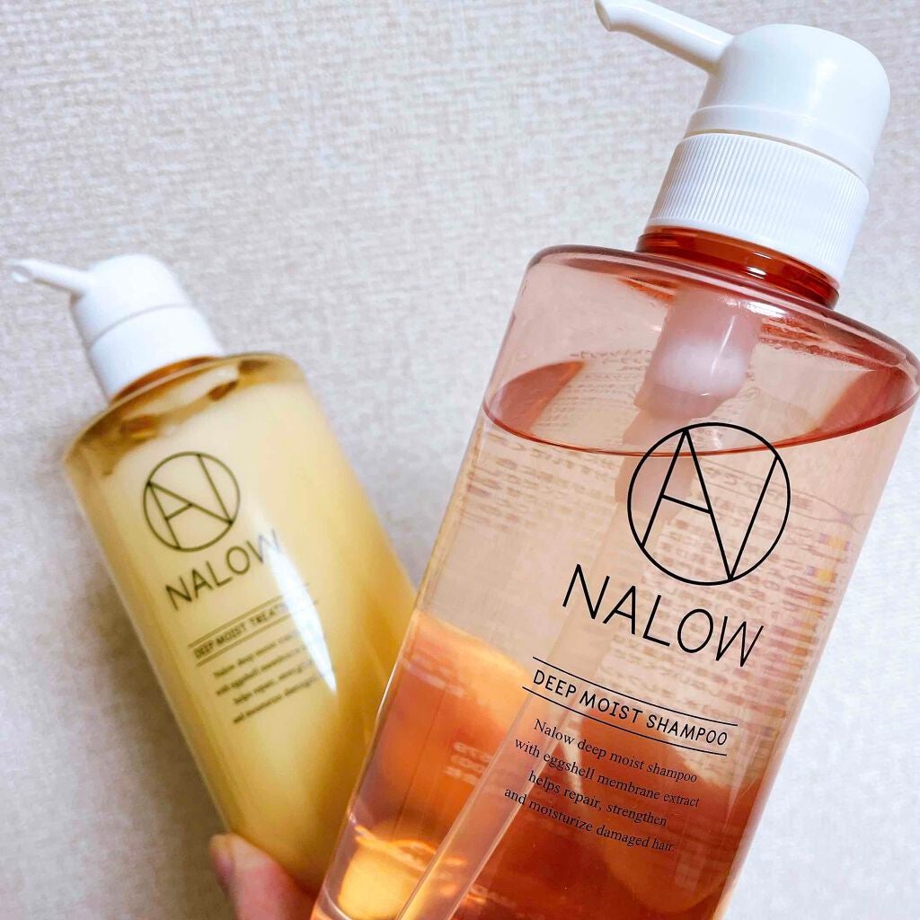 ディープモイスト シャンプー/トリートメント/NALOW/市販シャンプーを使ったクチコミ(1枚目)