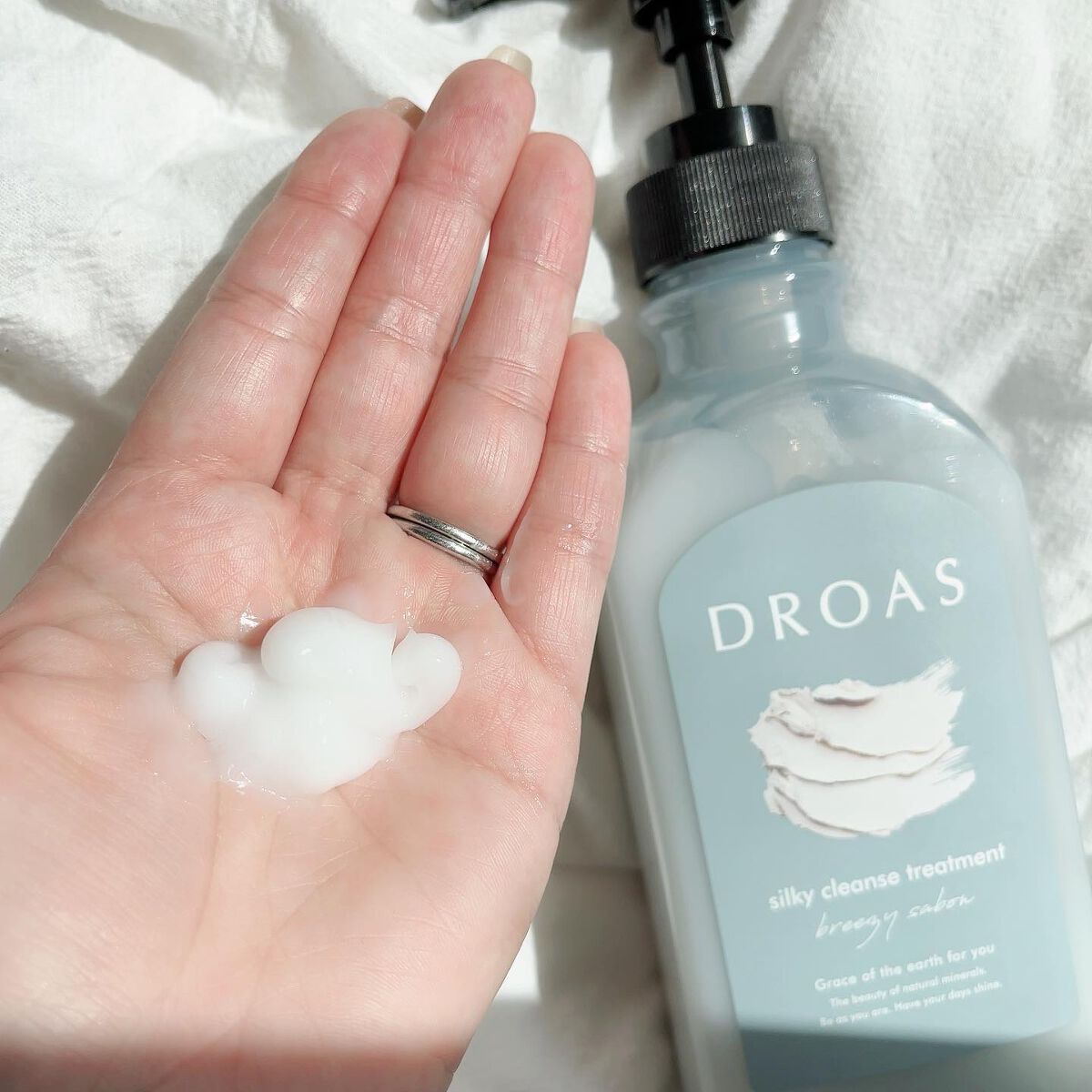 シルキークレンズシャンプー/トリートメント/DROAS/市販シャンプーを使ったクチコミ（3枚目）