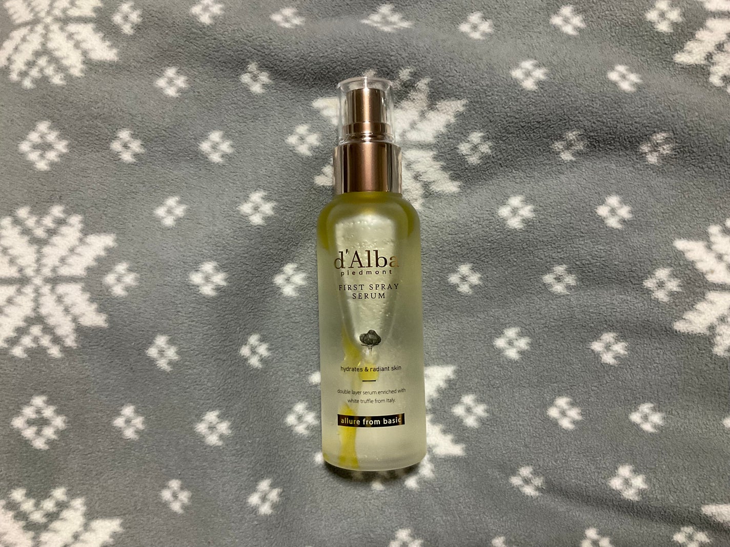 ダルバ ホワイトトリュフファーストスプレーセラム/ダルバ/ミスト状化粧水を使ったクチコミ(1枚目)
