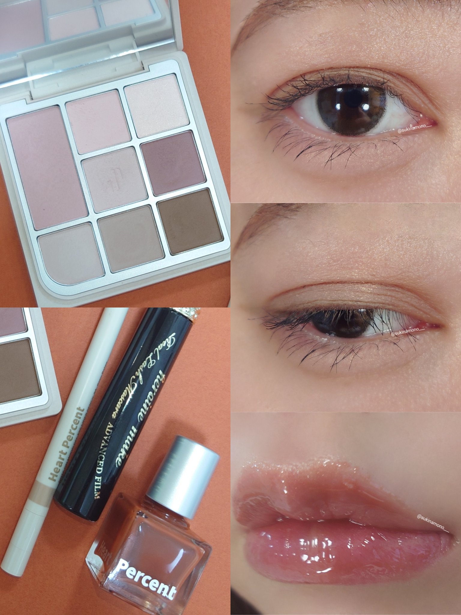ドットオンムードアイパレット/Heart Percent/アイシャドウパレットを使ったクチコミ（2枚目）