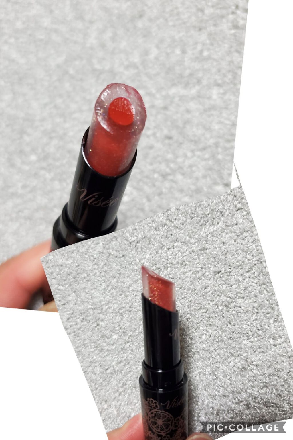 クリスタルデュオ リップスティック/Visée/口紅を使ったクチコミ(2枚目)