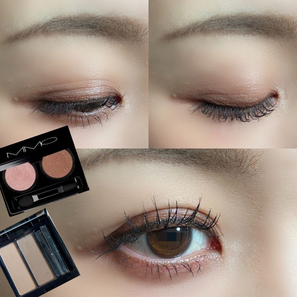 ミネラルプレストアイブローデュオ 02 リッチブラウン/MiMC/パウダーアイブロウを使ったクチコミ（1枚目）