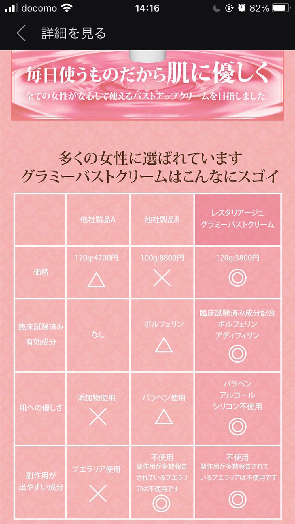 レスタリアージュ グラミーバストクリーム/アンドシーム/バスト・ヒップケアを使ったクチコミ(5枚目)