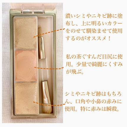 サイレントカバー コンシーラー/excel/パレットコンシーラーを使ったクチコミ(3枚目)