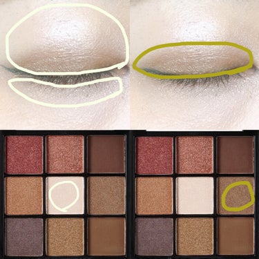 UR GLAM　BLOOMING EYE COLOR PALETTE/U R GLAM/パウダーアイシャドウを使ったクチコミ（3枚目）