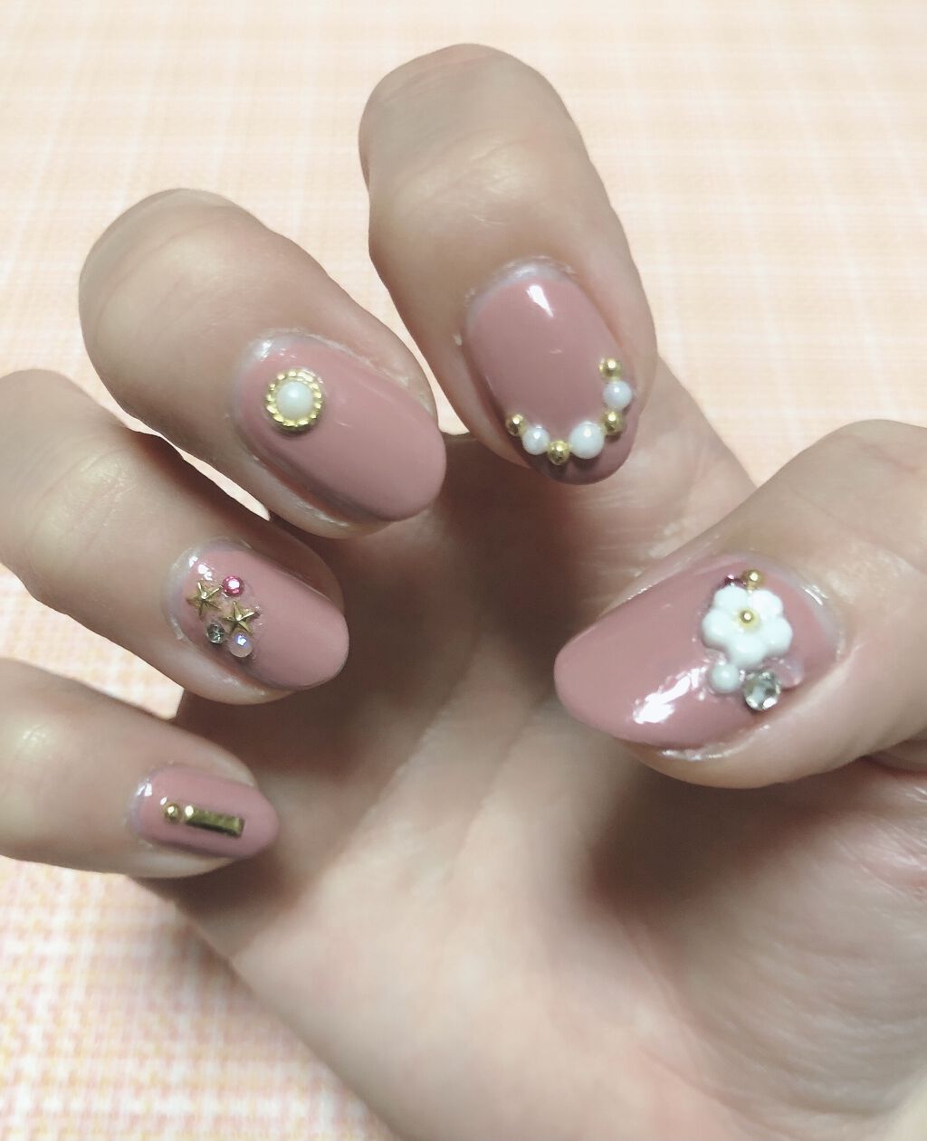 ジュエリーネイルシール/キャンドゥ/ネイルシールを使ったクチコミ（2枚目）