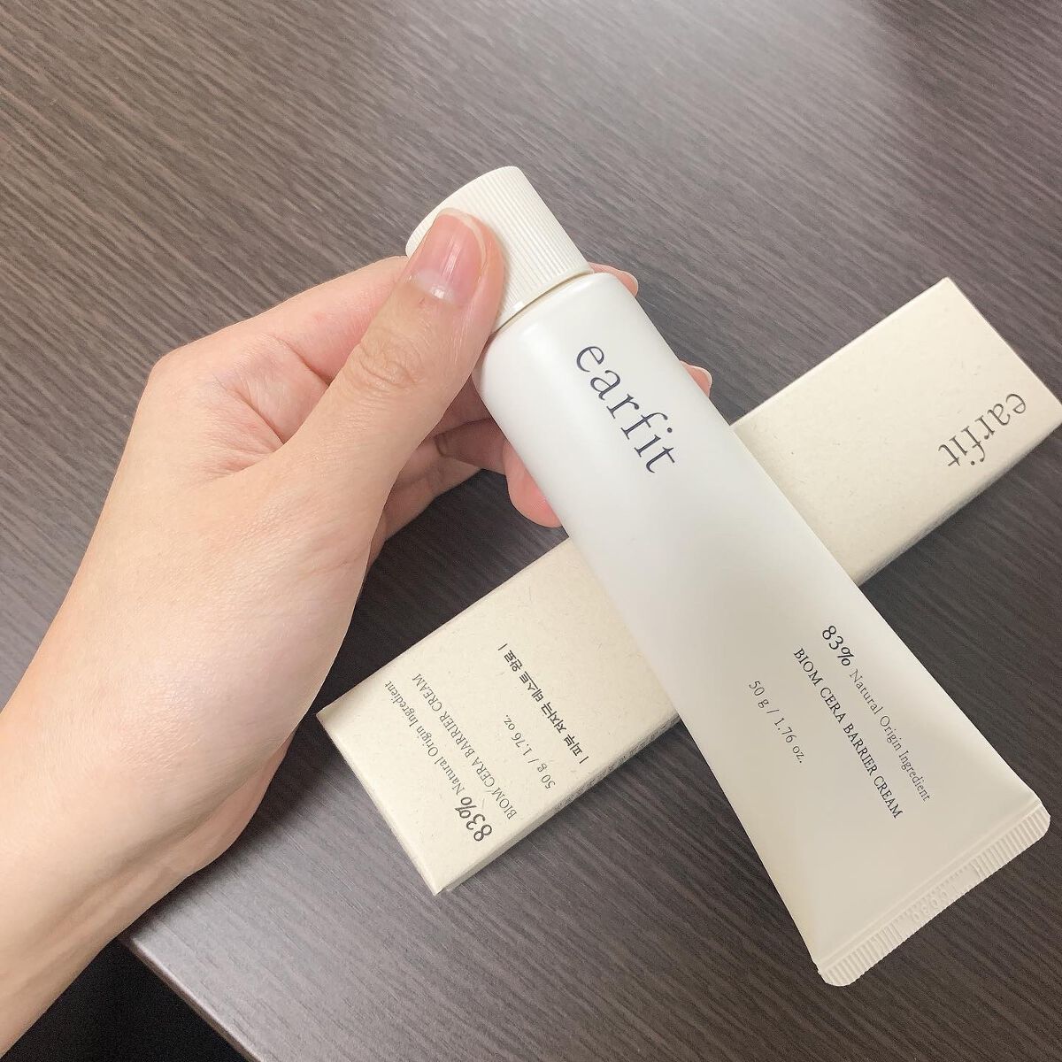 バイオムセラバリアクリーム/earfit/フェイスクリームを使ったクチコミ（1枚目）