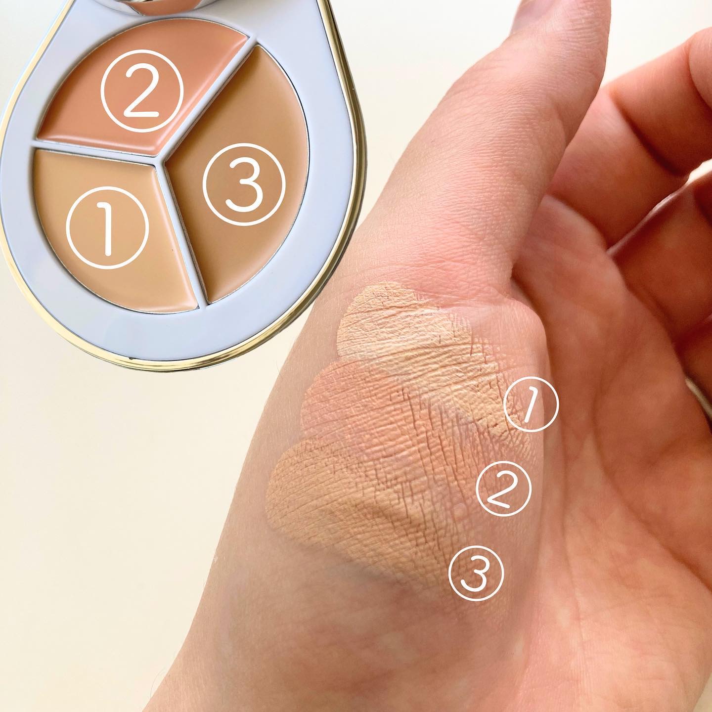 パーフェクトカバー コンシーラーパレット C01/Dear.A/パレットコンシーラーを使ったクチコミ（3枚目）