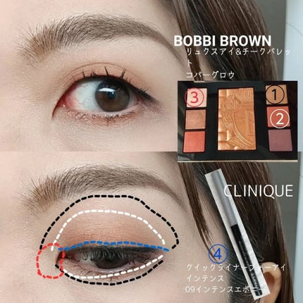 リュクス アイ & チーク パレット/BOBBI BROWN/アイシャドウパレットを使ったクチコミ(4枚目)