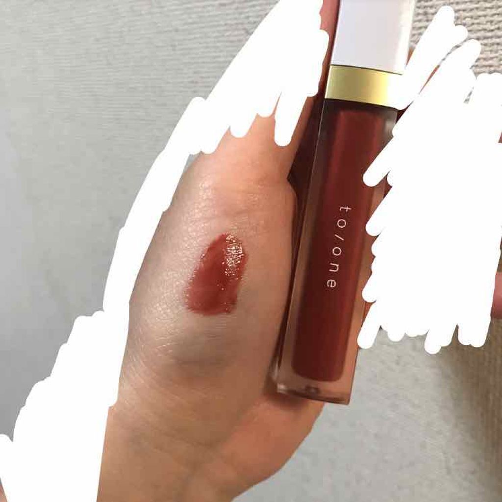 トーン ペタル エッセンス カラー バター/to/one/リップグロスを使ったクチコミ（2枚目）