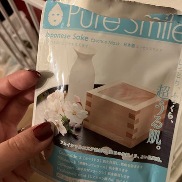 Pure Smile エッセンスマスク 日本酒のクチコミ「Pure Smile
  エッセンスマスク 日本酒


日本酒は好きだけど
これはちょっと匂い.....」（1枚目）