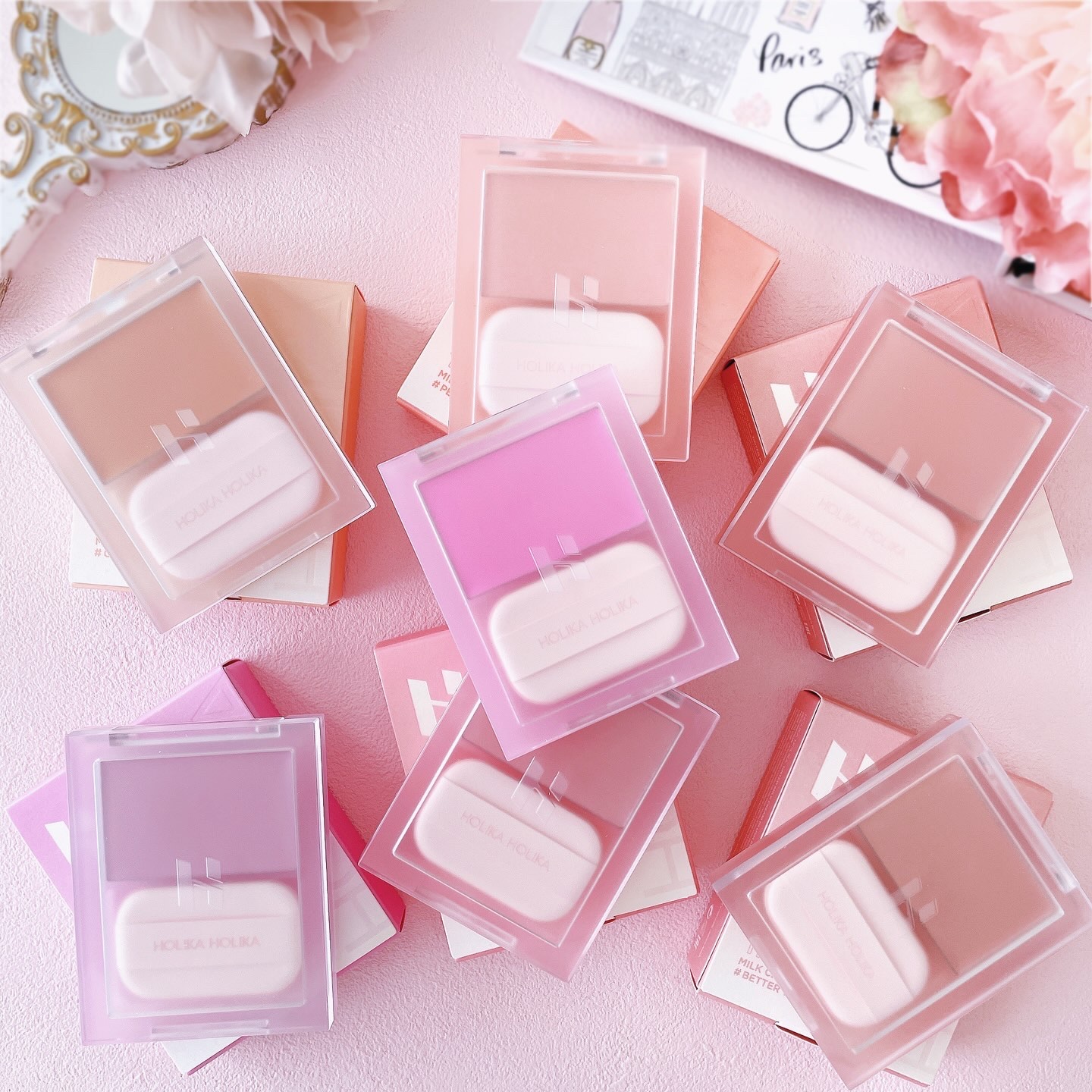 ティンテッドミルククリームブラッシュ /HOLIKA HOLIKA/ジェル・クリームチークを使ったクチコミ（1枚目）