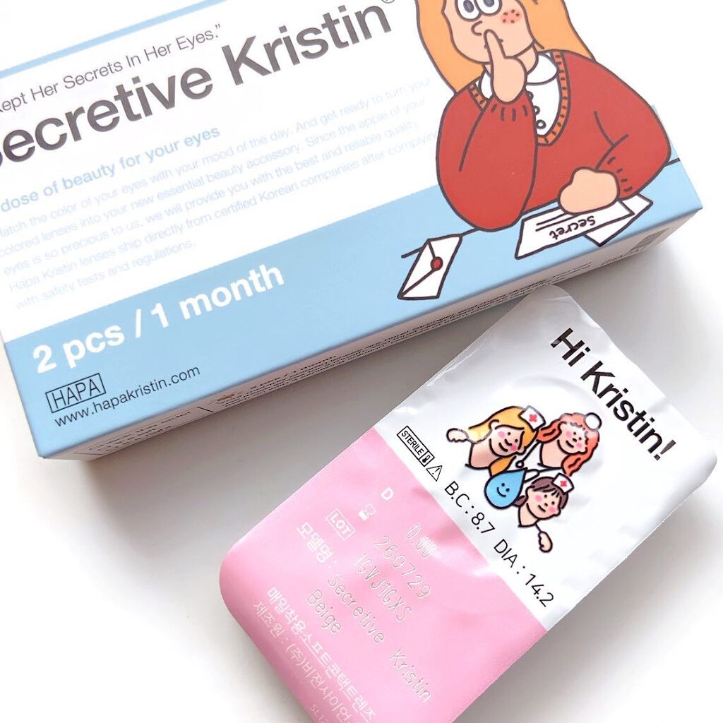Secretive Kristen/Hapa kristin/カラーコンタクトレンズを使ったクチコミ（3枚目）