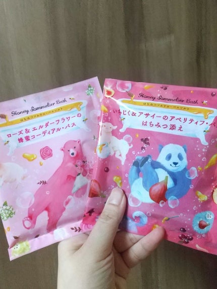 はちみつソムリエ バスソルト ローズ&エルダーフラワーのコーディアル・バス/charley/保湿系入浴剤を使ったクチコミ(1枚目)