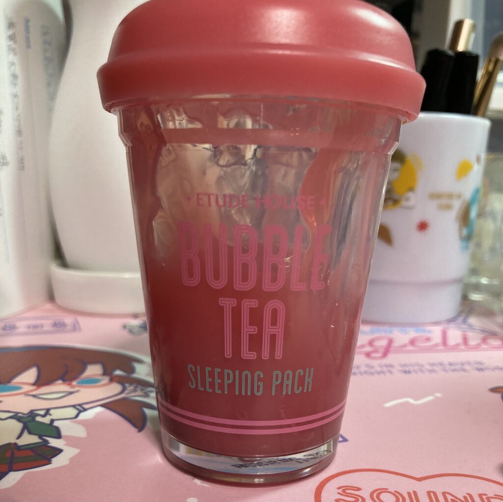 バブルティー ナイトパック SB/ETUDE/フェイスクリームを使ったクチコミ（1枚目）