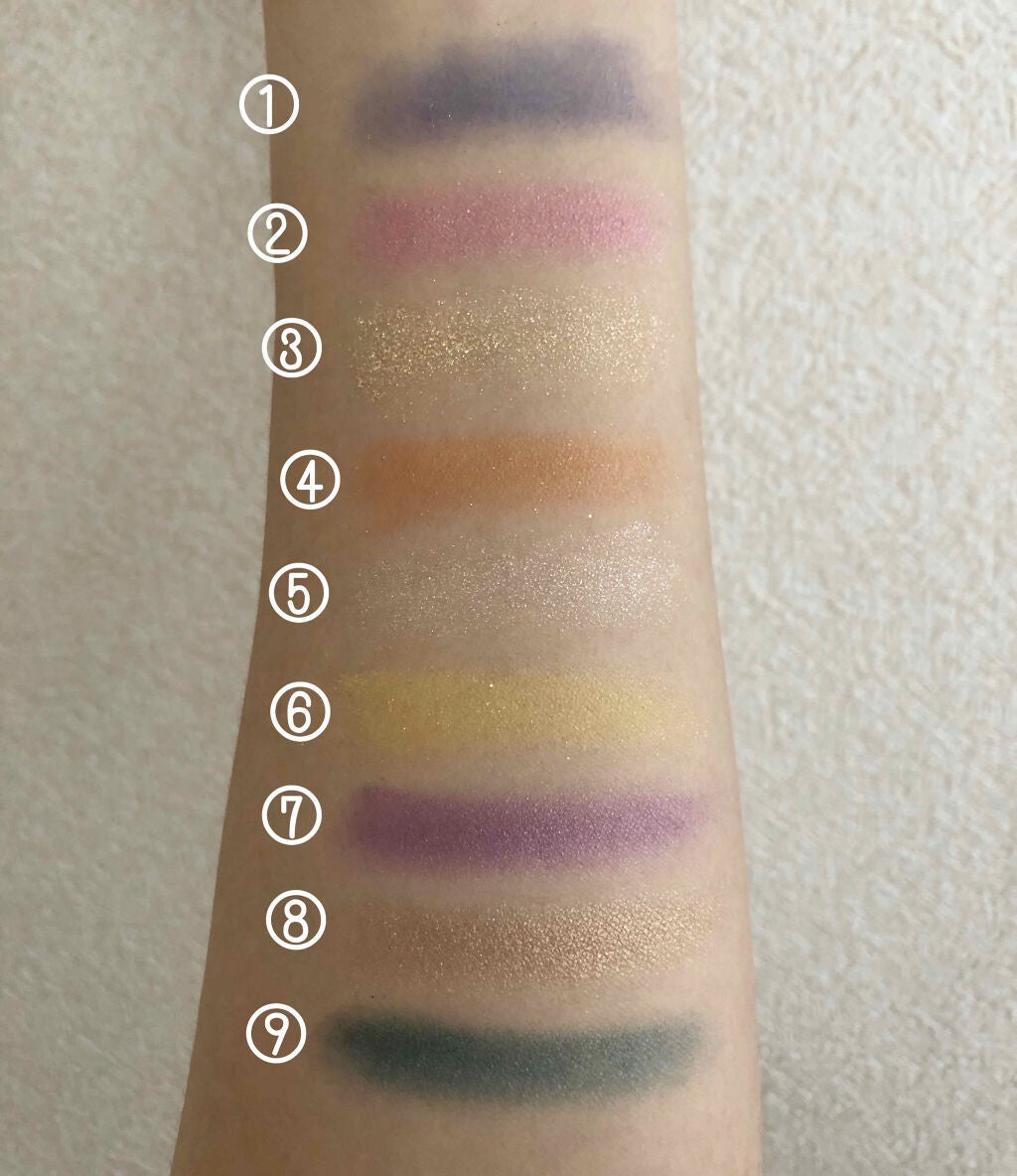 UR GLAM BLOOMING EYE COLOR PALETTE/U R GLAM/アイシャドウパレットを使ったクチコミ(3枚目)
