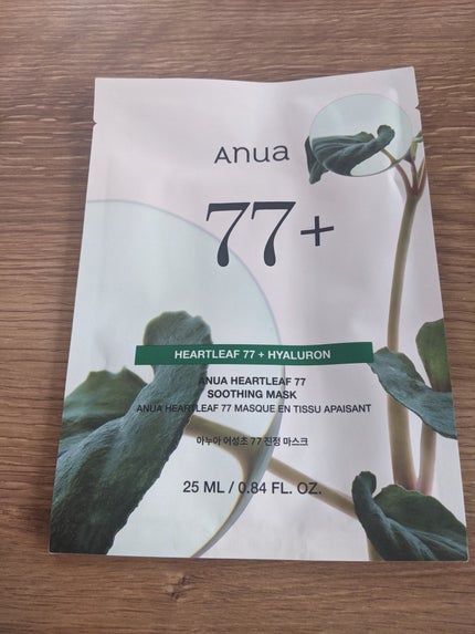 HEARTLEAF 77 SOOTHING TONER CICA EXOSOME MASK/Anua/シートマスク・パックを使ったクチコミ(1枚目)