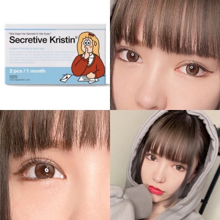 Secretive Kristen/Hapa kristin/カラーコンタクトレンズを使ったクチコミ(3枚目)