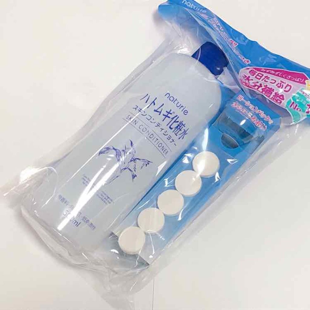 ハトムギ化粧水(ナチュリエ スキンコンディショナー R )/ナチュリエ/化粧水を使ったクチコミ（3枚目）